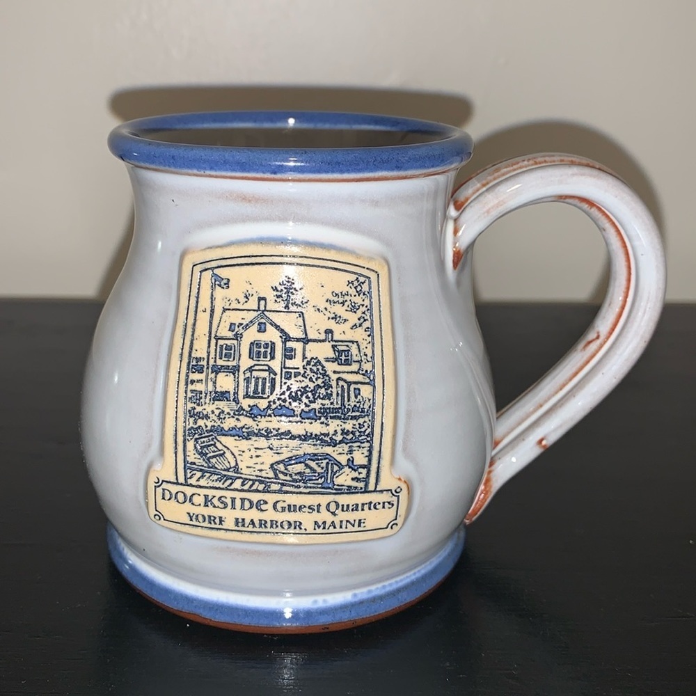 Deneen Pottery Dockside Guest Quarters York Harbor Maine Hand‎ Thrown Mug